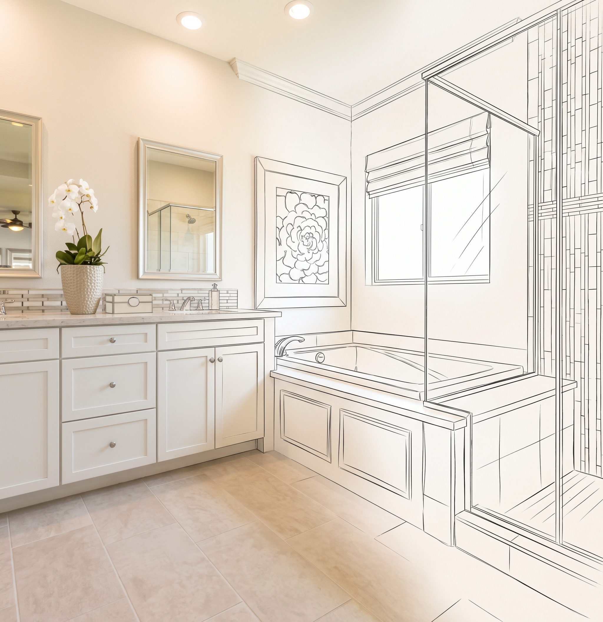 Bathroom Sketch